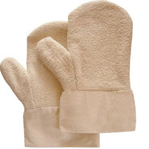 Cotton Terry Glove, Terry Mitten, Hot Mill Glove, Double Palm Terry Mitts
